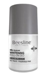 Beesline roll-on deodorant super dry zero Aluminium & fragrabce - silver power 48 hours