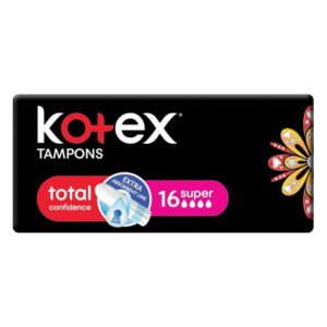 personal care products kotex tampons 16 super