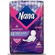 personal care products nana maxi goodnight 22 pads