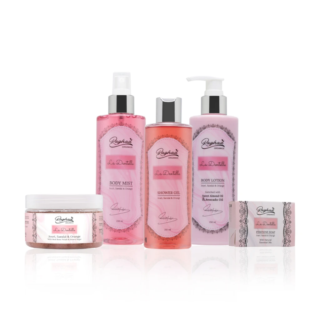 Raghad Organics La Dentelle Bath Package