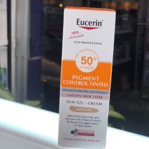 sunblock eucerin sungel-cream medium color