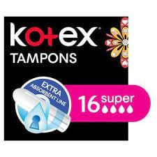 Kotex Applicator Tampons 16 Super
